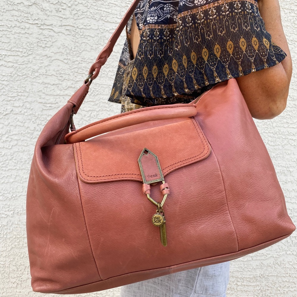 1 LEFT The Sak Sierra Convertible Leather Satchel - Picture 2 of 16